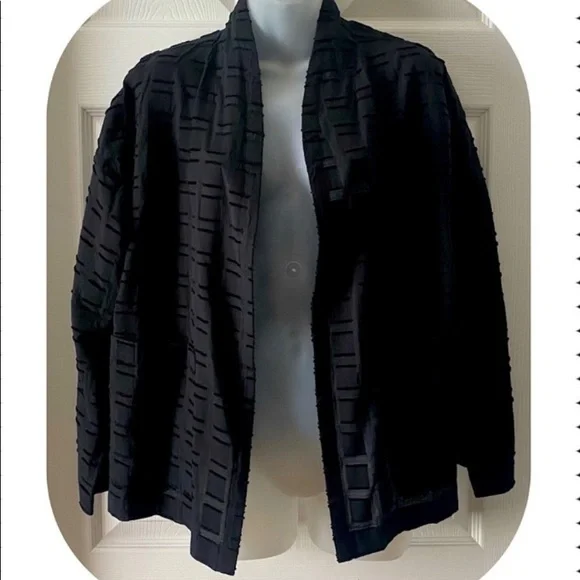 Eileen Fisher Organic Cotton Kimono Jacket - Picture 6 of 9